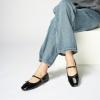 imageC Paravano Womens Mary Jane Ballet Flats  Square Toe Bowknot Flats with Adjustable Strap Comfortable Flats for Women Office Work Casual Walking and Dressy OccasionsSliverw