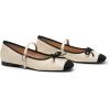 imageC Paravano Womens Mary Jane Ballet Flats  Square Toe Bowknot Flats with Adjustable Strap Comfortable Flats for Women Office Work Casual Walking and Dressy OccasionsWhiteb