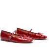 imageC Paravano Womens Mary Jane Ballet Flats  Square Toe Bowknot Flats with Adjustable Strap Comfortable Flats for Women Office Work Casual Walking and Dressy OccasionsRed