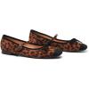imageC Paravano Womens Mary Jane Ballet Flats  Square Toe Bowknot Flats with Adjustable Strap Comfortable Flats for Women Office Work Casual Walking and Dressy OccasionsLeopardb