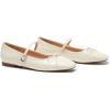 imageC Paravano Womens Mary Jane Ballet Flats  Square Toe Bowknot Flats with Adjustable Strap Comfortable Flats for Women Office Work Casual Walking and Dressy OccasionsWhite