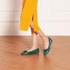 imageCParavano Womens Ballet Flats Comfortable Slip On Round Toe Flat Shoes Casual Walking Shoes for Women SlipOn Bow Dressy Flats for Work Office ampamp Wedding PartyGreen
