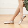 imageCParavano Womens Ballet Flats Comfortable Slip On Round Toe Flat Shoes Casual Walking Shoes for Women SlipOn Bow Dressy Flats for Work Office ampamp Wedding PartySliver