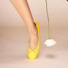 imageCParavano Womens Ballet Flats Comfortable Slip On Round Toe Flat Shoes Casual Walking Shoes for Women SlipOn Bow Dressy Flats for Work Office ampamp Wedding PartyYellow