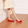 imageCParavano Womens Ballet Flats Comfortable Slip On Round Toe Flat Shoes Casual Walking Shoes for Women SlipOn Bow Dressy Flats for Work Office ampamp Wedding PartyRed