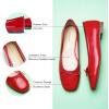 imageCParavano Womens Ballet Flats Comfortable Slip On Round Toe Flat Shoes Casual Walking Shoes for Women SlipOn Bow Dressy Flats for Work Office ampamp Wedding PartyRed