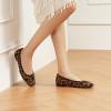 imageCParavano Womens Ballet Flats Comfortable Slip On Round Toe Flat Shoes Casual Walking Shoes for Women SlipOn Bow Dressy Flats for Work Office ampamp Wedding PartyLeopard