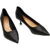 imageCParavano Pointy Kitten Heels Wedding Shoes Dressy Low Heel Work Casual Heels Flight Attendant Heels Mules Heels Women Pump for Office WearBlack D3