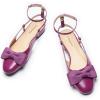 imageCParavano Womens Slingback  Round Toe Slingback Flats  Ankle Strap Flats Sandals  Slip on Casual Flats Shoes  Mary Jane Shoes Size 85Purple