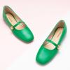 imageCParavano Mary Jane Shoes for Women  Retro Womens Flats  Comfort Square Toe Dressy Flats  Casual Walking Shoes for Wedding Work OfficeGreend