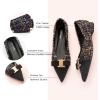 imageCParavano Womens Flats I Flat for Women Leather I Pointed Toe Flats I Ballet Flats for Women I Slip on Dressy FlatsColor Multi