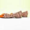 imageCParavano Womens Flats I Flat for Women Leather I Pointed Toe Flats I Ballet Flats for Women I Slip on Dressy FlatsOrange Multi