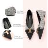 imageCParavano Womens Flats I Flat for Women Leather I Pointed Toe Flats I Ballet Flats for Women I Slip on Dressy FlatsWhite Multi