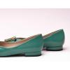imageCParavano Womens Flats I Pointed Toe Flats for Women I Women Flat Shoes I Crystal Buckle Flats I Ballet Flats Shoes for Women I Slip on Dressy FlatsGreen A12