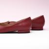 imageCParavano Womens Flats I Pointed Toe Flats for Women I Women Flat Shoes I Crystal Buckle Flats I Ballet Flats Shoes for Women I Slip on Dressy FlatsRed A12