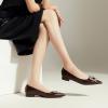 imageCParavano Womens Flats I Slip on Ballet Flats I Pointed Toe Flats for Women I Two Tone Flats I Leather Flats Shoes Women I Womens Designer FlatsYellowa6