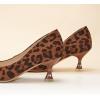 imageCParavano Womens Pumps  Low Heel for Women  Womens Designer Pumps  Kitten Heels for Women  Womens Short Heels  Leather Pumps for WomenLeopard