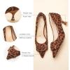 imageCParavano Womens Pumps  Low Heel for Women  Womens Designer Pumps  Kitten Heels for Women  Womens Short Heels  Leather Pumps for WomenLeopard