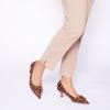 imageCParavano Womens Pumps  Low Heel for Women  Womens Designer Pumps  Kitten Heels for Women  Womens Short Heels  Leather Pumps for WomenLeopard