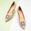 imageCParavano Womens Pumps I Pointed Toe Kitten Heel I Closed Toe Dress Pump I Comfortable Wedding ShoesWhite E6