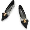 imageCParavano Womens Flats I Flat for Women Leather I Pointed Toe Flats I Ballet Flats for Women I Slip on Dressy FlatsWhite Multi