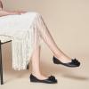 imageCParavano Ballet Flats for Women  Womens Flats Shoes  Square Toe Flats Womens Flats  Slip On Dress Shoes  Flower ShoesBlack