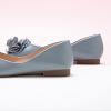 imageCParavano Ballet Flats for Women  Womens Flats Shoes  Square Toe Flats Womens Flats  Slip On Dress Shoes  Flower ShoesBlue