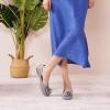 imageCParavano Ballet Flats for Women  Womens Flats Shoes  Square Toe Flats Womens Flats  Slip On Dress Shoes  Flower ShoesBlue