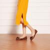 imageCParavano Ballet Flats for Women  Womens Flats Shoes  Square Toe Flats Womens Flats  Slip On Dress Shoes  Flower ShoesBrownf