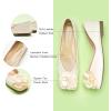 imageCParavano Ballet Flats for Women  Womens Flats Shoes  Square Toe Flats Womens Flats  Slip On Dress Shoes  Flower ShoesOffwhite