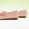imageCParavano Ballet Flats for Women  Womens Flats Shoes  Square Toe Flats Womens Flats  Slip On Dress Shoes  Flower ShoesPink
