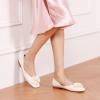 imageCParavano Ballet Flats for Women  Womens Flats Shoes  Square Toe Flats Womens Flats  Slip On Dress Shoes  Flower ShoesWhite
