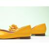 imageCParavano Ballet Flats for Women  Womens Flats Shoes  Square Toe Flats Womens Flats  Slip On Dress Shoes  Flower ShoesYellow