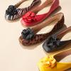 imageCParavano Ballet Flats for Women  Womens Flats Shoes  Square Toe Flats Womens Flats  Slip On Dress Shoes  Flower ShoesZebra