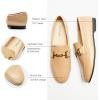 imageCParavano Loafers for WomenPenny Loafers Slipons Flats Shoes Comfortable Dressy for Business ampamp Casual Wear Round Toe Moccasin for WalkingAlmond