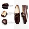 imageCParavano Loafers for WomenPenny Loafers Slipons Flats Shoes Comfortable Dressy for Business ampamp Casual Wear Round Toe Moccasin for WalkingBurgundy