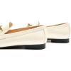 imageCParavano Loafers for WomenPenny Loafers Slipons Flats Shoes Comfortable Dressy for Business ampamp Casual Wear Round Toe Moccasin for WalkingWhite