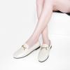 imageCParavano Loafers for WomenPenny Loafers Slipons Flats Shoes Comfortable Dressy for Business ampamp Casual Wear Round Toe Moccasin for WalkingWhite