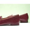 imageCParavano Penny Loafers for Women CrocodileEmbossed Slipons Comfortable Dressy Formal Dress Square Toe Flats Loafer Shoes for Business Casual WearCburgundy