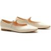imageCParavano Womens Mary Jane Flats  Almond Toe Flats for Women  Leather Ballet Flats with Strap  Fashion Comfortable Work ampamp Casual Shoes for Daily WearWalkingWhite
