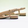 imageCParavano Womens Slingback Flats Pointed Toe Slingback Flats for Women Slingback Sandals Adjustable Ankle Strap ShoesBeige Flats