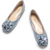 imageCParavano Ballet Flats for Women  Womens Flats Shoes  Square Toe Flats Womens Flats  Slip On Dress Shoes  Flower ShoesBlue