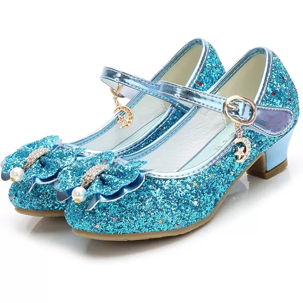 Cadidi Dinos Girls Dress Shoes Wedding Party Heel Mary Jane Princess Flower Shoes 