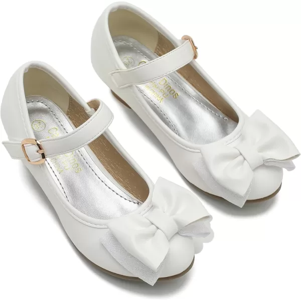 Cadidi Dinos Girls Dress Shoes Wedding Party Heel Mary Jane Princess Flower Shoes 