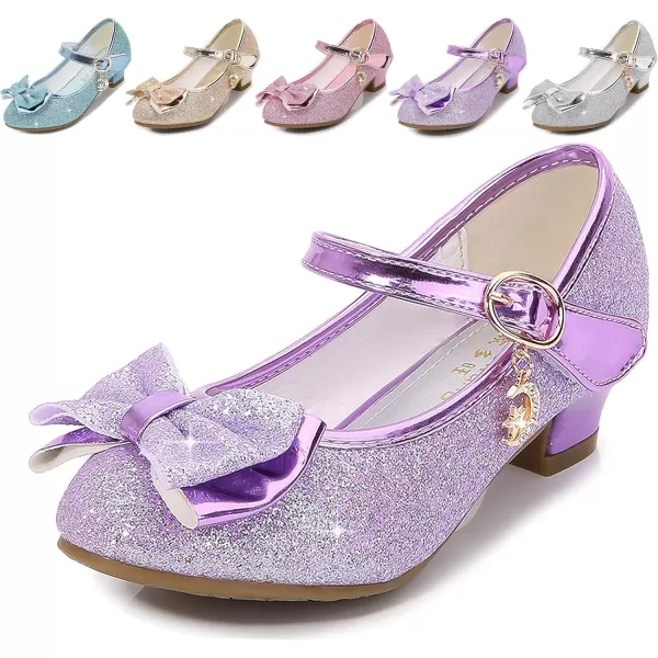 Cadidi Dinos Girls Dress Shoes Wedding Party Heel Mary Jane Princess Flower Shoes 