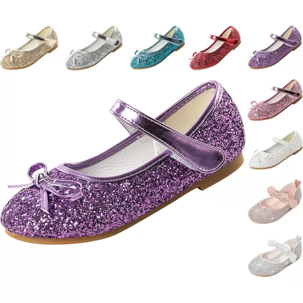 Cadidi Dinos Little Big Girl's Adorable Sparkle Princess Party Girls Dress Shoes