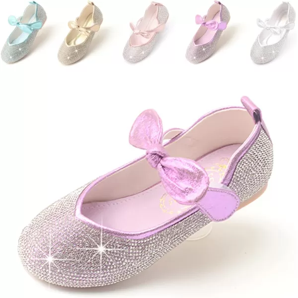Cadidi Dinos Little Big Girl's Adorable Sparkle Princess Party Girls Dress Shoes
