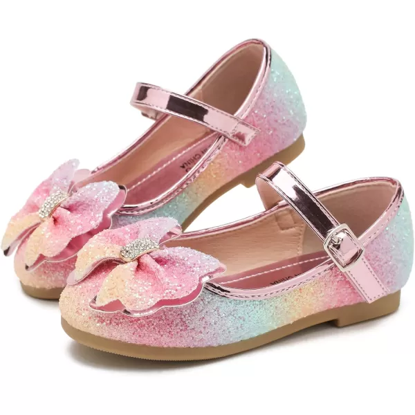 Cadidi Dinos Little Big Girl's Adorable Sparkle Princess Party Girls Dress Shoes
