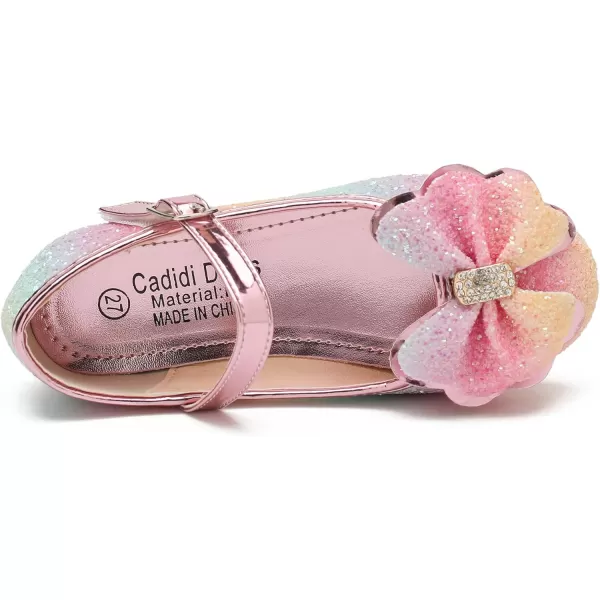 Cadidi Dinos Little Big Girl's Adorable Sparkle Princess Party Girls Dress Shoes