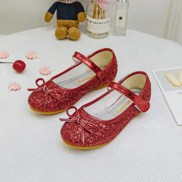 Cadidi Dinos Little Big Girl's Adorable Sparkle Princess Party Girls Dress Shoes